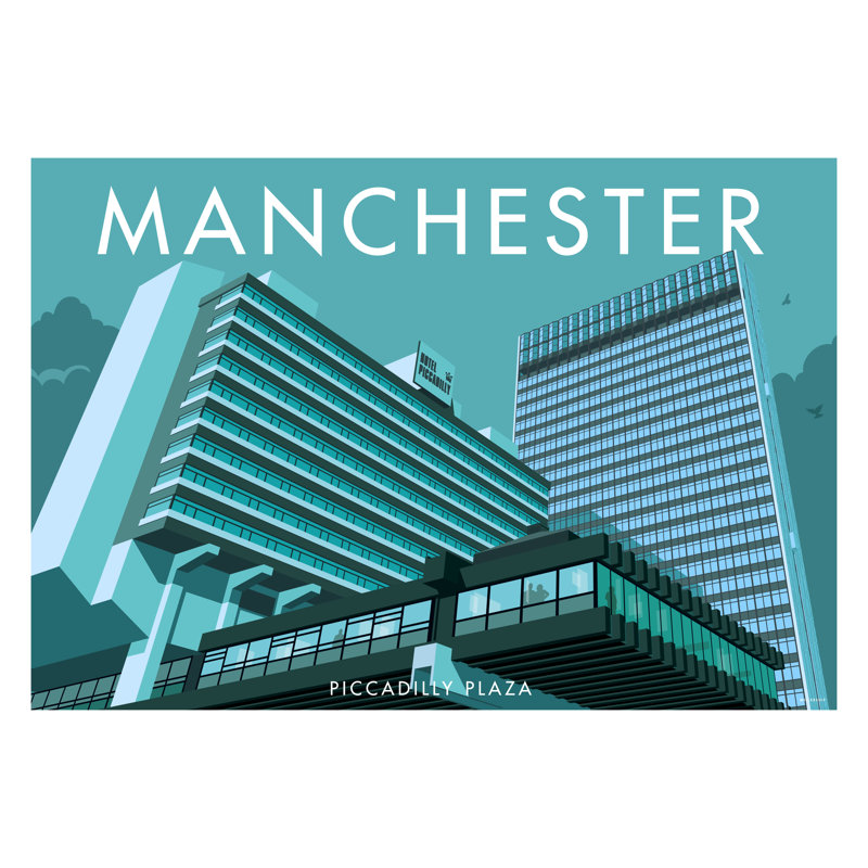 Manchester 8 by Stephen Millership - Print, No Frame, 30cm H x 40cm W x 1cm D