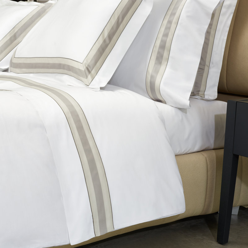 Dimora Duvet Cover, King Duvet Cover, White/Silver Moon