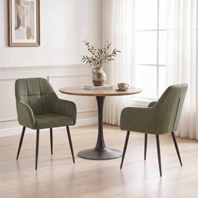 Chenille Fabric Dining Chair