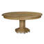 Round Mahogany Wood Dining Table
