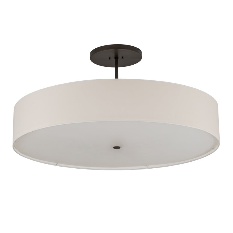 Cilindro Textrene 6 - Light Semi Flush Mount