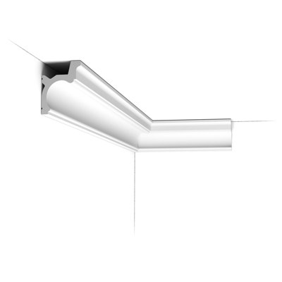 Orac Decor C328 Crown Moulding – 4-3/8In Face X 78-3/4In Length – Primed White Purotouch High Density Polyurethane – Pack Of 3