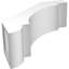 Attelle de genou en PVC de qualité architecturale standard Aspen de l 5 po x P 14 po x H 14 po-33860337