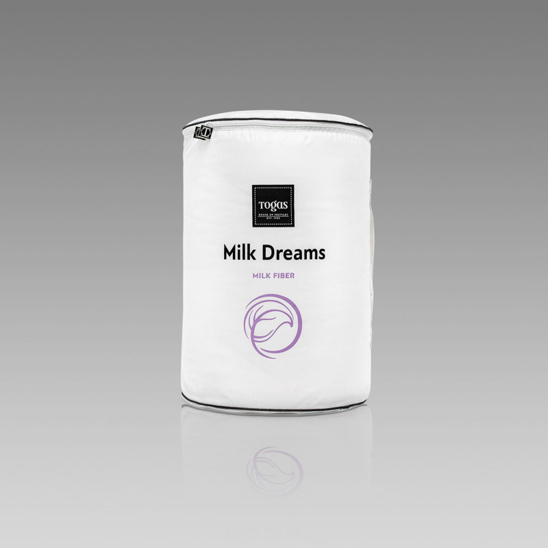 Milk Dreams Microfiber All Season Down Alternative Comforter, Queen