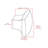 Origins 1 3/16" Length Square Knob-51309551