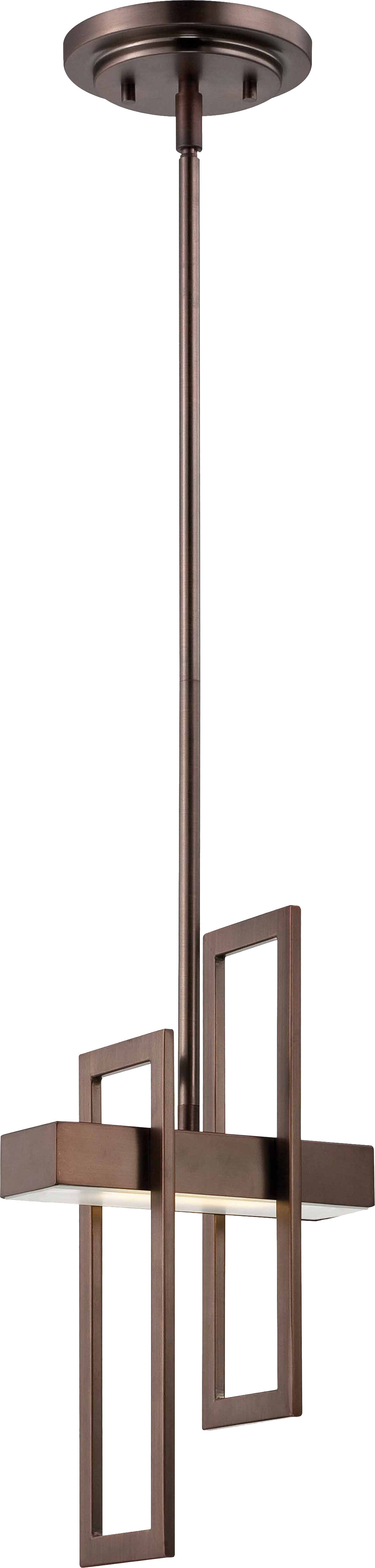 Saedi 1-Light Single Geometric LED Pendant