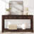 Rustic Farmhouse Console Table with 6 Drawers.   Wood Entryway Table with Open Lower Shelf. Narrow Sofa Table for Living Room. Hallway