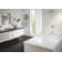 Elara® 72" x 42" Drop in/Undermount Air Acrylic Bathtub with Chroma therapy