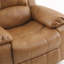 Fauteuil inclinable et oscillant en cuir Charlotte