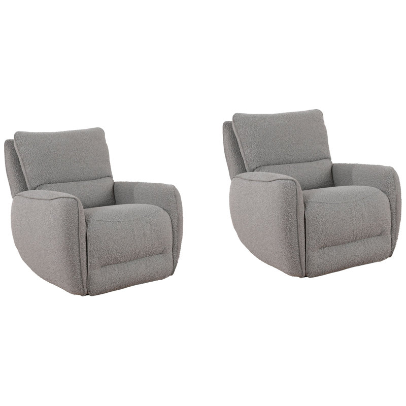 Zero Gravity Power Recliner Two Pack, Cream