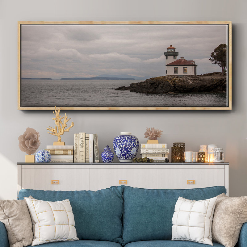 Vigil- Framed Canvas, 12" H x 30" W
