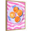 «Orangen auf Teller» par Ohkimiko, reproduction d'art sur toile encadrée