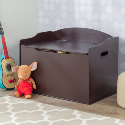 Austin Wooden Toy Box/Bench with Safety Hinged Lid by KidKraft
