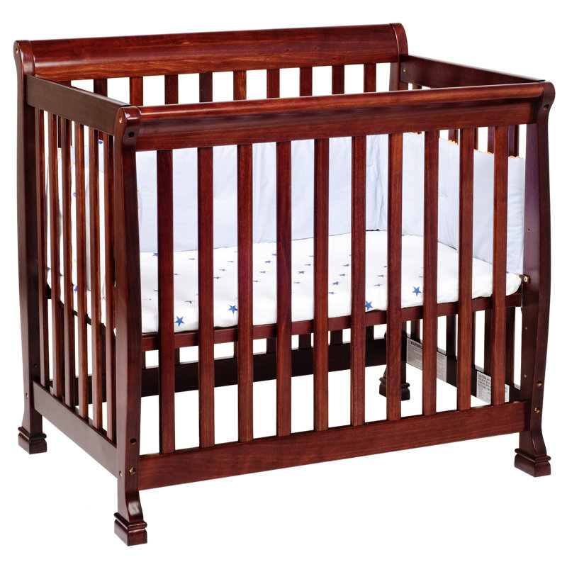Lit de bébé convertible 4 en 1 Kalani Mini, Cerisier