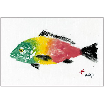 Rasta Fish Placemat – Sset of 8 Beach-Inspired Dining Decor