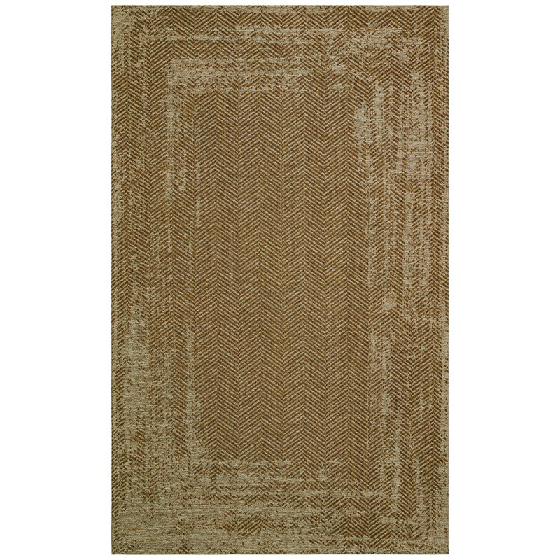 Luxurious Beige Flat Weave Carpet, 4.4 x 6.6 Feet | 100% Acrylic/Polyester/Cotton, No Pile, 1.15 lbs/sq ft | Easy to Clean with Vacuum & Spot Remover | Perfect for Living Room, Bedroom & Stylish Décor