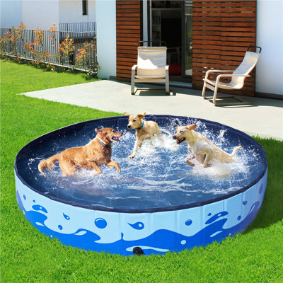 31cm H x 160cm W x 160cm D Foldable Dog Pool