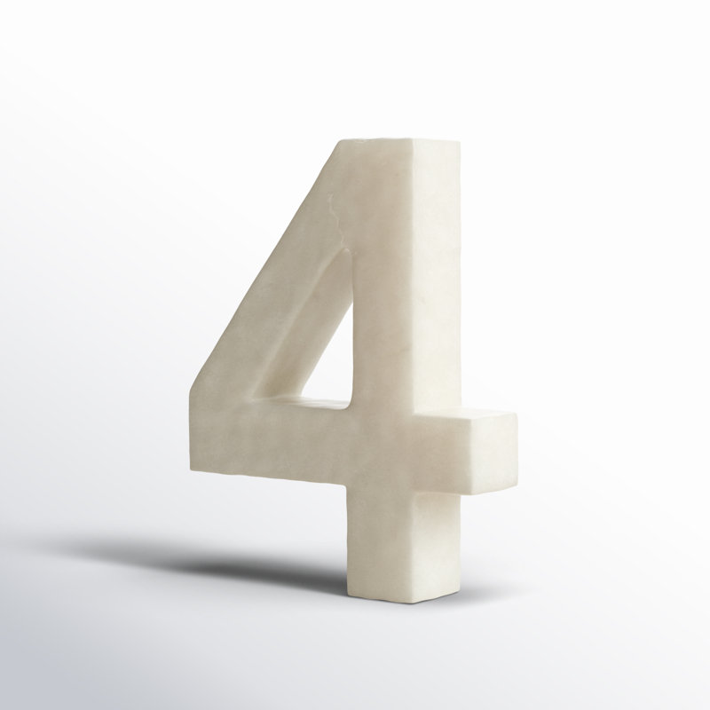 Zendaya Text & Numbers Letter Block, 4
