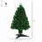 2.5Ft Tall Pre-Lit Douglas Fir Tabletop Artificial Christmas Tree With Realistic Branches, Fibre Optic LED S And 85 Tips,