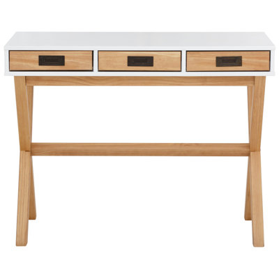 Iceland Solid Wood Base Writing Desk