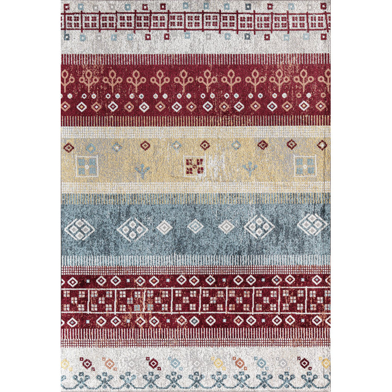 Inderpreet Southwestern Indoor Rug, Rectangle 2'6" x 4'