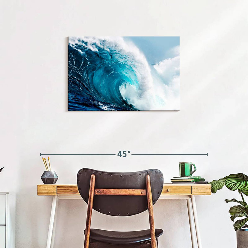 Gillard Raw Ocean Waves, 20" H x 30" W