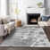 Premium Machine Washable Prisco Gray Rug