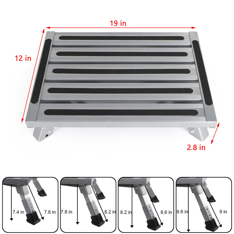 1 - Step Aluminum Lightweight Folding Step Stool