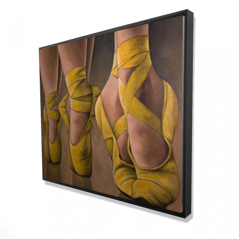 Synchronized Ballerinas Print On Canvas, 48" H x 60" W