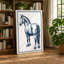 Classical Horse Study Japandi - Wrapped Canvas-1402117096-1402117099