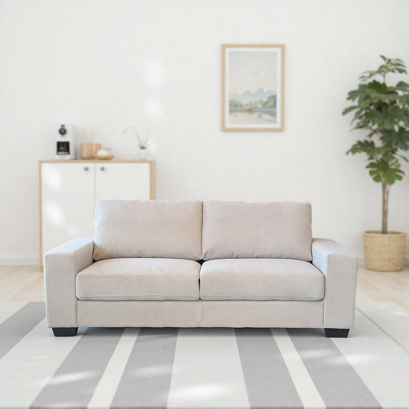 Cotton Blend Sofa, 2