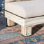 Fauteuil de chambre rembourré sans accoudoirs Shenia
