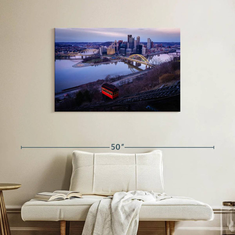 Sireci Overlooking Pittsburgh, 26" H x 39" W