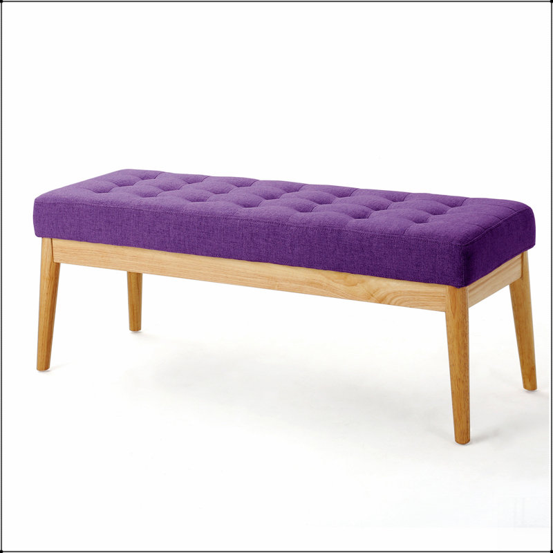 Banc repose-pieds, mauve Design simple, confortable et durable, banc multifonctionnel