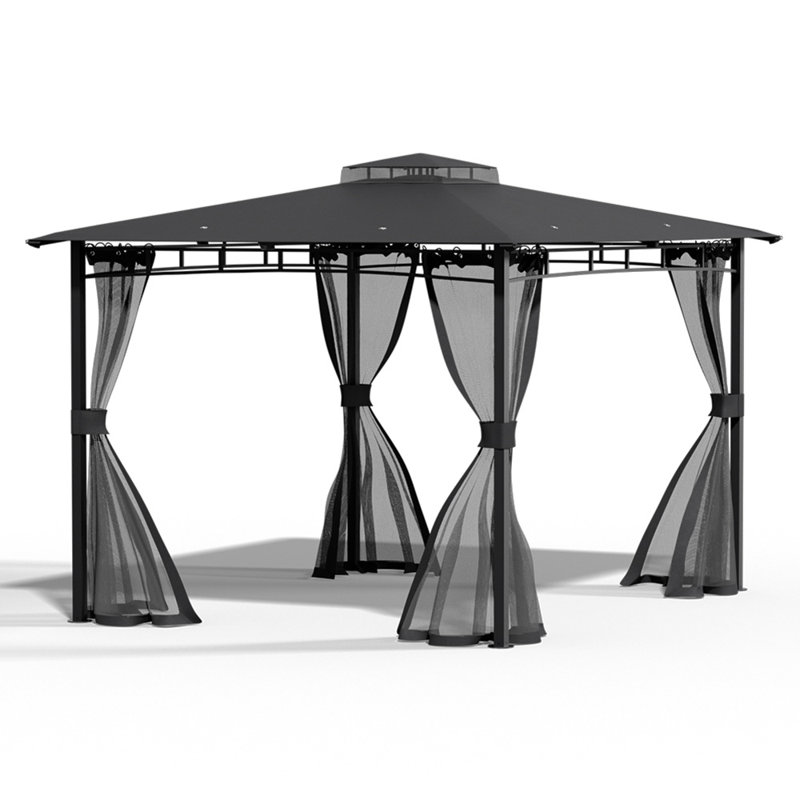 2.7m x 3.6m Metal Pergola