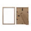 Pack of 3 Beige Wooden Photo Frames for A4 Images