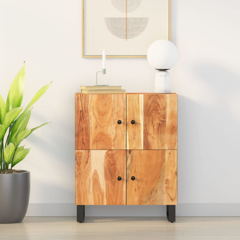 Lorez 60cm Solid Wood Sideboard, Acacia