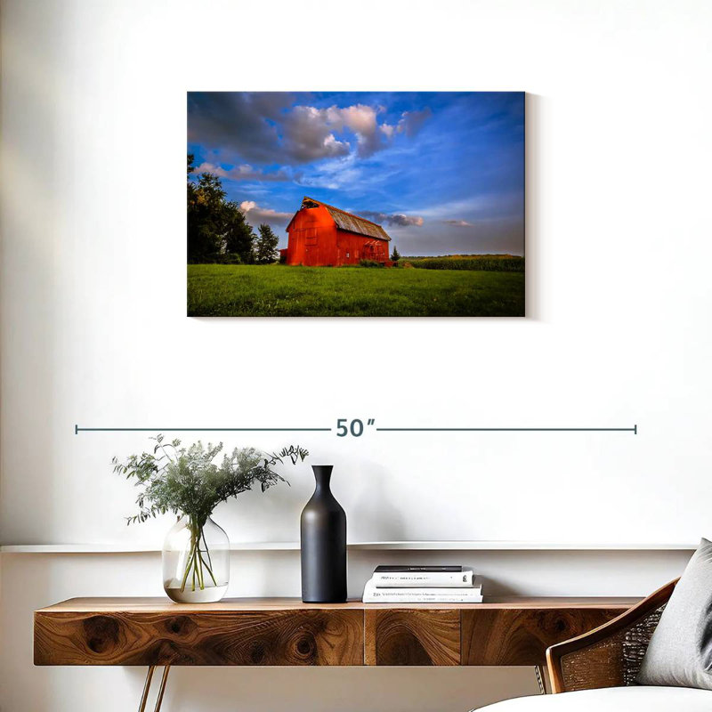 Lilie Barn à la ferme, H 20 po x l 30 po