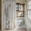 Simple Boho Foliage - 1 Piece Standard Shower Curtain-666908798