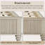 Structure de lit en bois massif avec tête de lit, grand lit en bois, aucun sommier nécessaire-1072216566