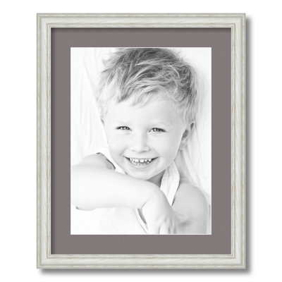 Wood Matte Picture Frame with Mat