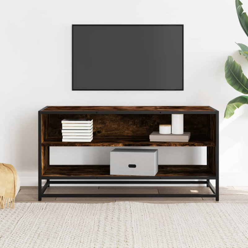 Avionce TV Stand, Smoked Oak, 91cm