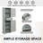 67.3" Tall Freestanding Bathroom Storage Cabinet-2115388025