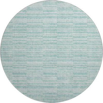 Premium Machine Washable Prisco Turquoise Rug