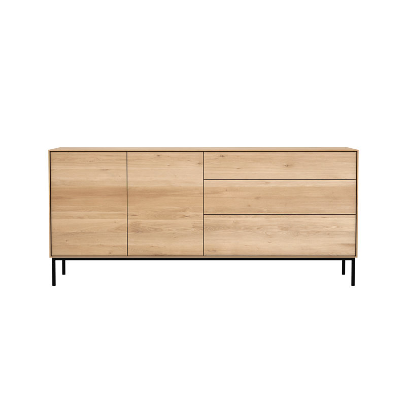 Whitebird 70.9'' W Solid Wood Sideboard, Natural Oak