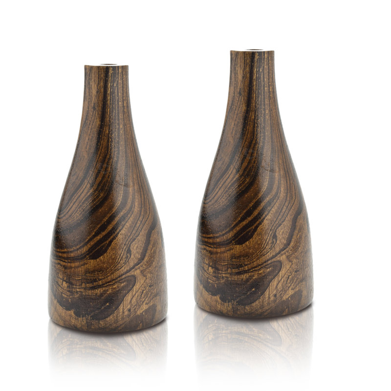Calbert Handmade Wood Table Vase
