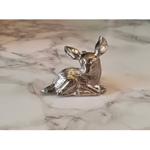 Silver Fawn Cabinet Knob