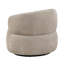 Fauteuil d'appoint rotatif moderne et luxueux avec coussin en mousse de chenille rouille rembourrée et rembourrée de mousse 1 pièce-886939911