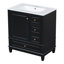 Meuble-lavabo élégant avec lavabo offrant beaucoup de rangement et une fabrication durable pour une belle et fonctionnelle salle de bain.-467505736-467505734