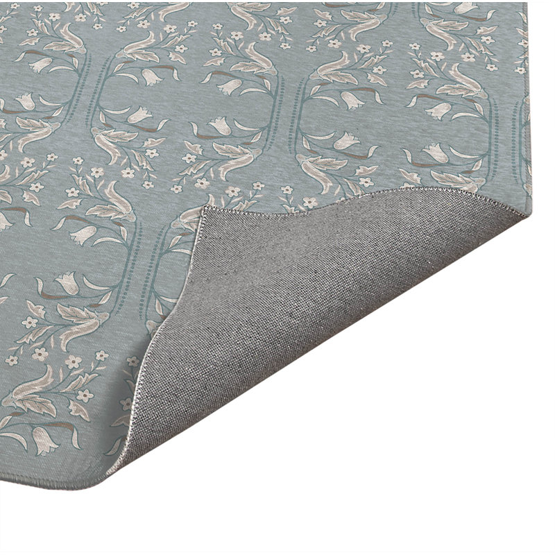 Tapis de bureau léger Mira, Gris, L 84 po x P 60 po